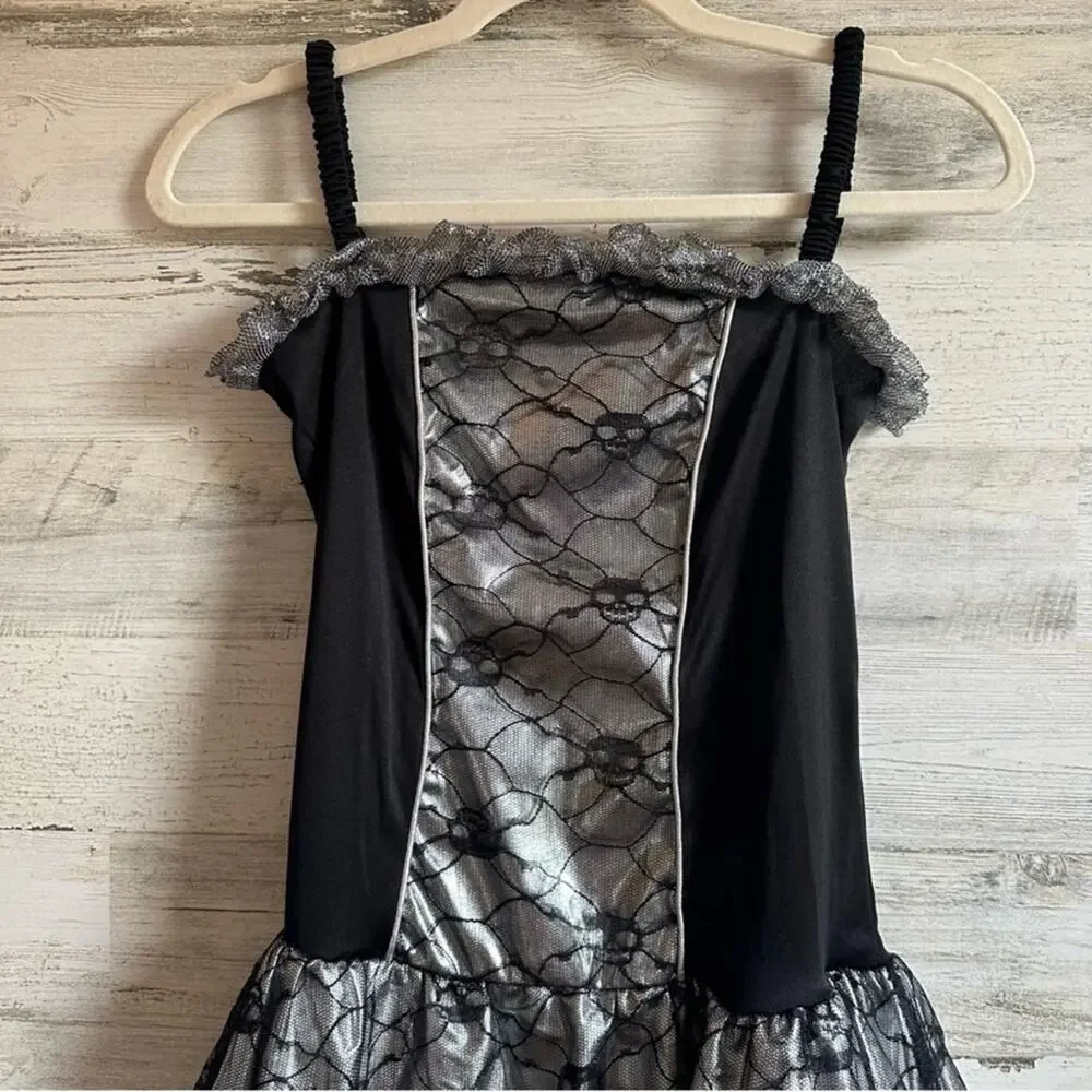 Amscan‎ Halloween Black and Silver Fallen Angel Costume Girls Children 14-16Y